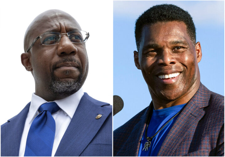 Walker, Warnock meet for only debate in Georgia Senate race
